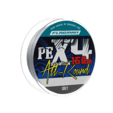 Шнур Flagman All-Round PE X-4 150м 0.23мм Grey