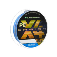 Шнур Flagman Orbion PE X-4 150м 0.16мм Ocean Blue