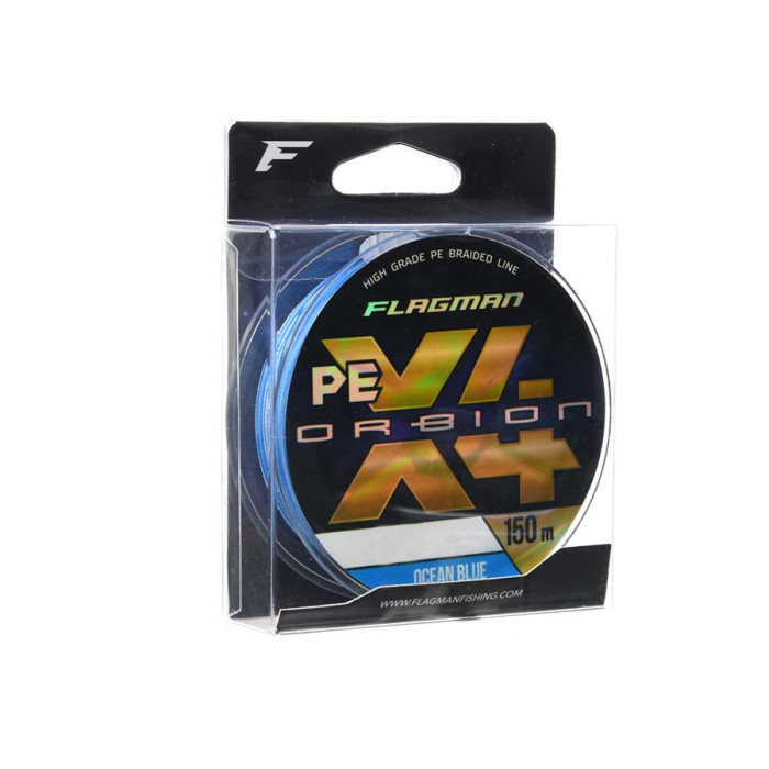 Шнур Flagman Orbion PE X-4 150м 0.16мм Ocean Blue