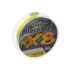 Шнур Flagman Blackfire PE X8 150м Fluo Yellow #1.2 0.185мм