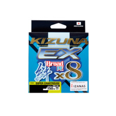 Шнур Owner Kizuna EX X8 Broad PE Super Chartreuse 150м 0.12мм
