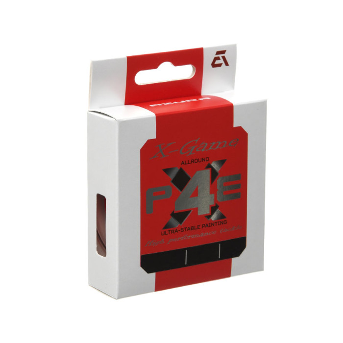 Шнур Azura X-Game PE X4 150м Fiery Red #0.5 0.117мм