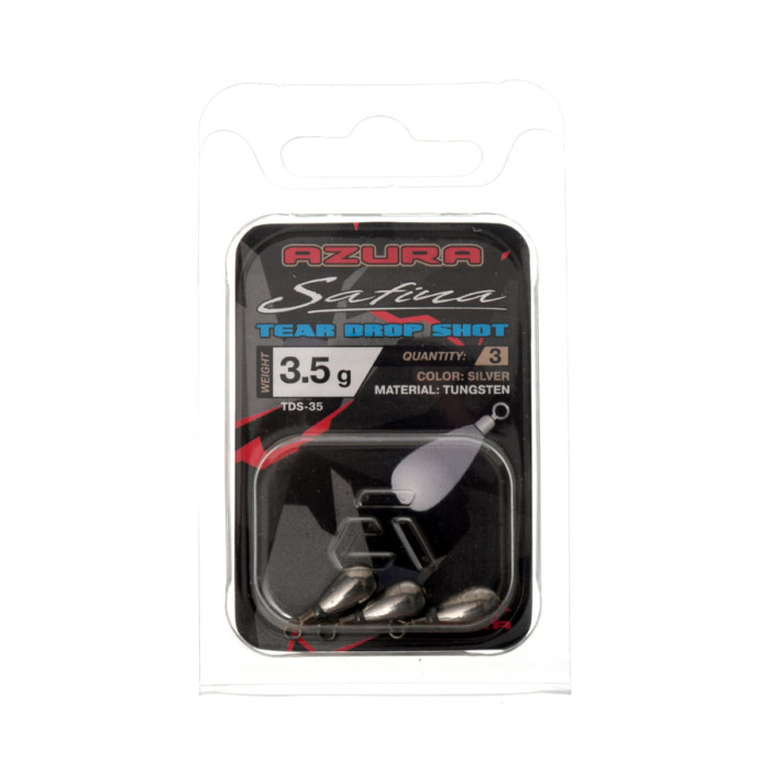 Грузило Azura Safina Tungsten Tear Drop Shot 3.5г