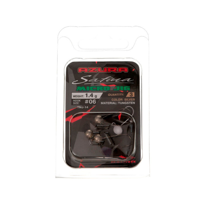 Джиг-голівка Azura Safina Tungsten Micro Jig 1.4г #6