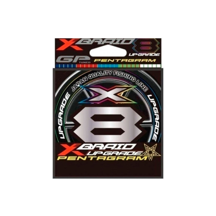 Шнур плетений YGK X-Braid Upgrade Pentagram X8 200м #0.6 0.128мм