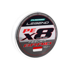 Шнур Flagman Legend Feeder Braid X8 Dark Grey 150м 0.10мм
