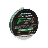 Шнур Flagman S-River PE Braid Hybrid F4 Feeder 300м Moss Green 0.16мм