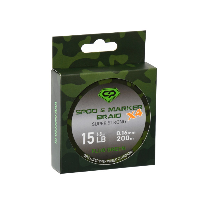 Шнур Carp Pro Diamond Spood & Marker Braid PE X4 0.16мм