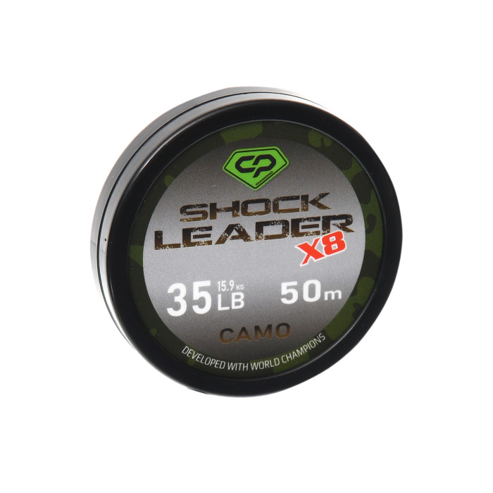 Шок-лідер Carp Pro Diamond Shock Leader Х8 Camo 50м 35lb