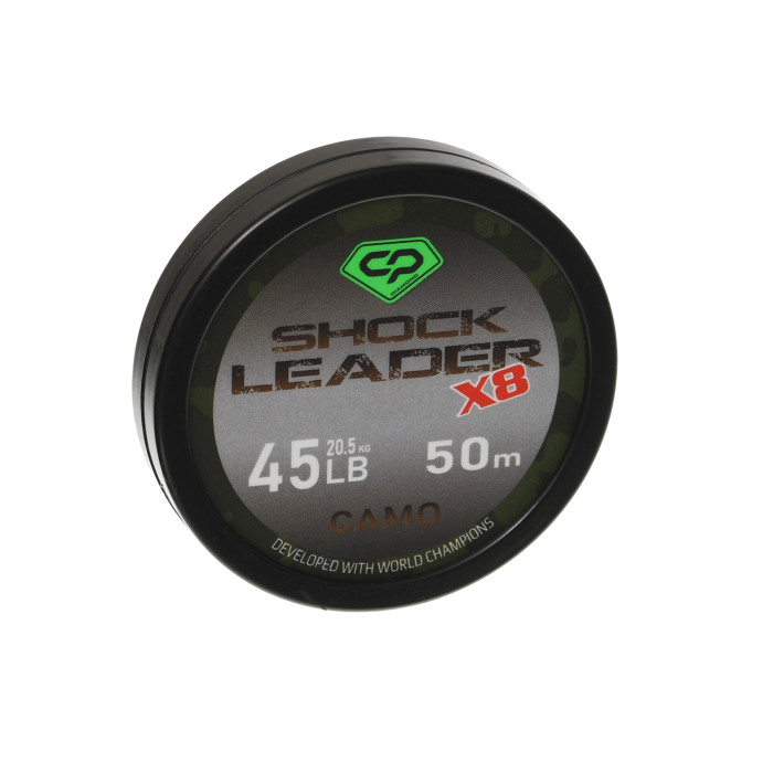 Шок-лідер Carp Pro Diamond Shock Leader Х8 Camo 50м 45lb