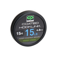 Повідцевий матеріал в оболонці Carp Pro Delight Soft Coated Hooklink Weedy Green 15м 15lb