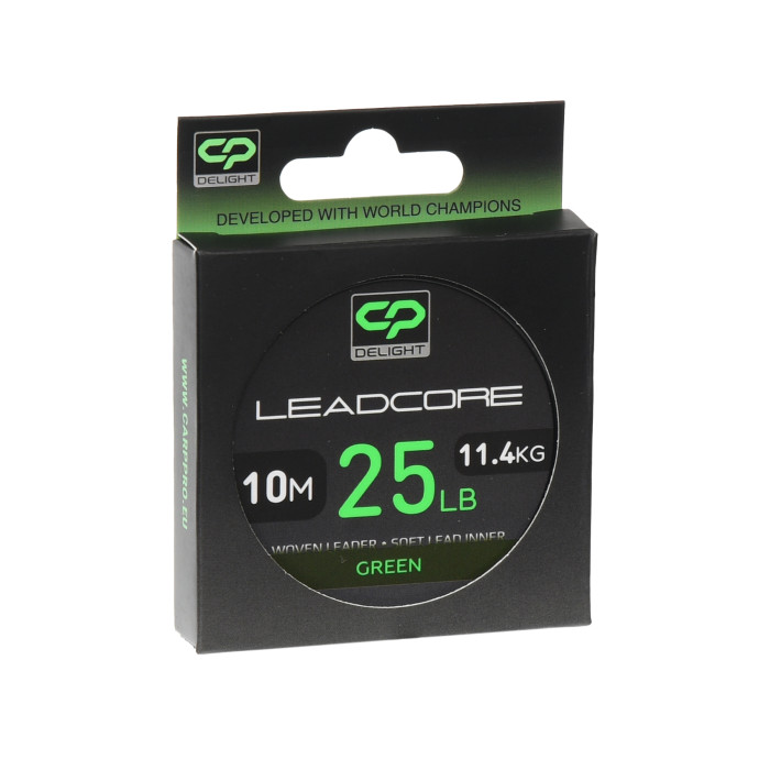 Ледкор Carp Pro Deligth Leadcore Green 10м 25b
