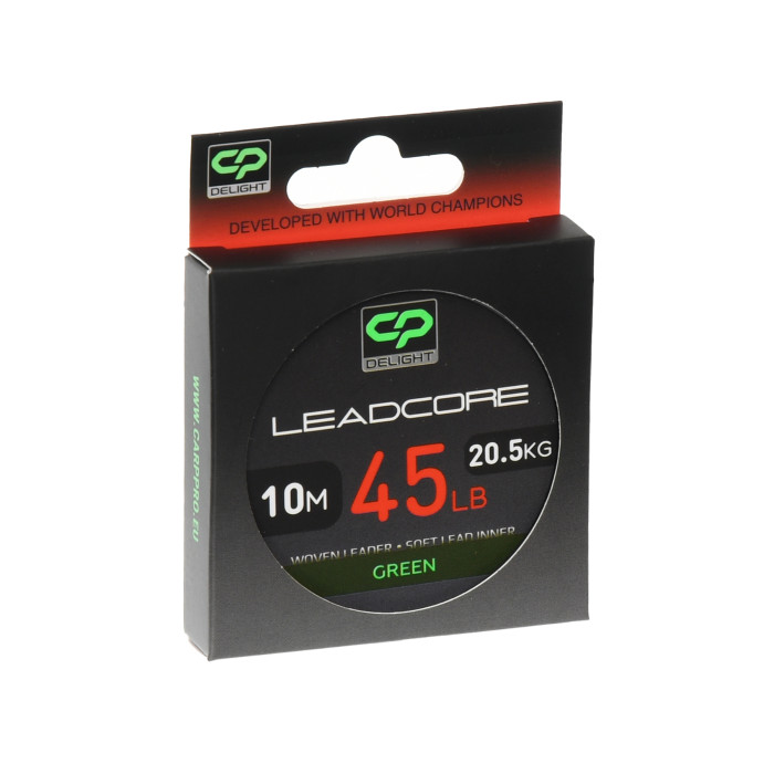 Ледкор Carp Pro Deligth Leadcore Green 10м 45b