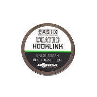 Поводковый материал Korda Basix Coated Hooklink Camo Green 18lb 10m