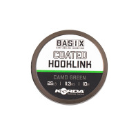 Повідковий матеріал Korda Basix Coated Hooklink Camo Green 25lb 10m