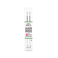 Повідець Korda Basix Hair Rigs Wide Gape №8 18lb