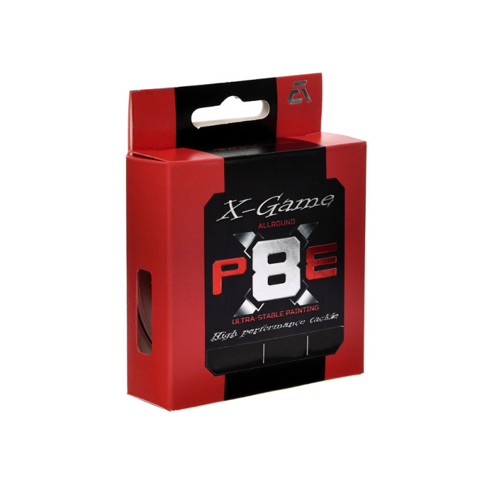 Шнур Azura X-Game PE X8 Fiery Red 150м #2 0.235мм