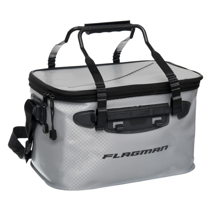 Сумка для рыбы с линейкой Flagman Gray EVA Bag 30л 44x26x22см