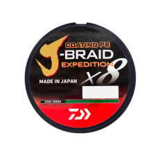 Шнур Daiwa J-Braid Expedition X8E 150м 0.20мм Dark Green