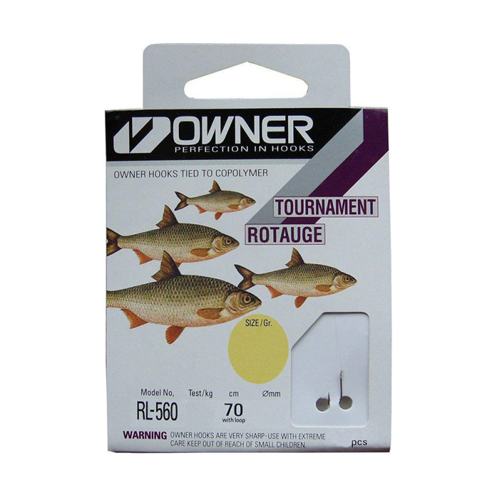 Гачки з повідцем Owner Tournament Rotauge RL-560 №12