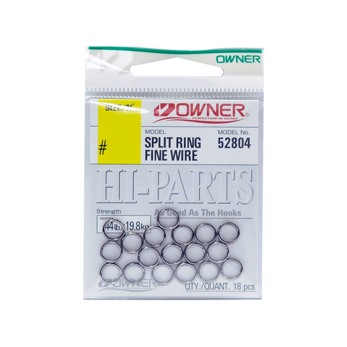 Кільця заводні Owner Split Ring FIine Wire №1