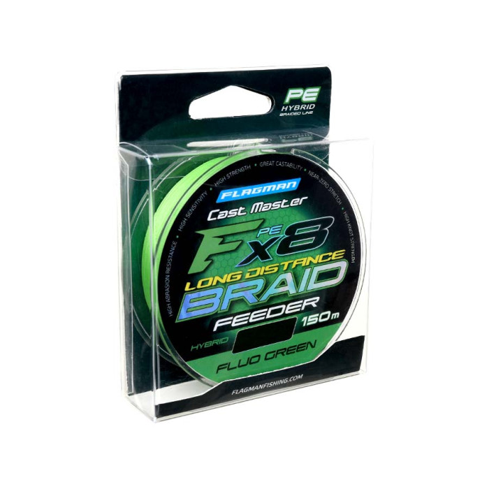 Шнур Flagman Cast Master Long Distance Feeder X8 150м 0.16мм