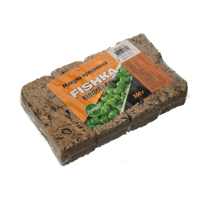 Макуха прессованная Fishka 300г Горох