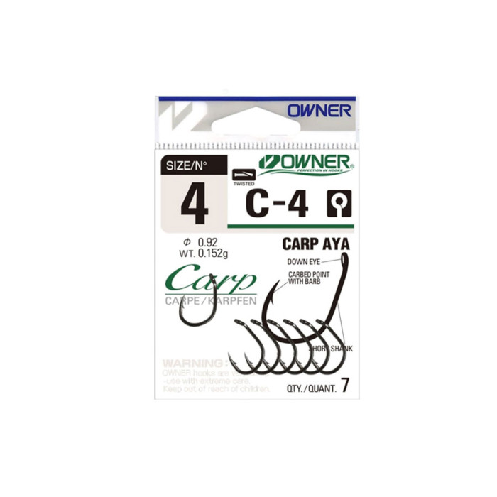 Гачки Owner Carp Aya teflon №6 10шт
