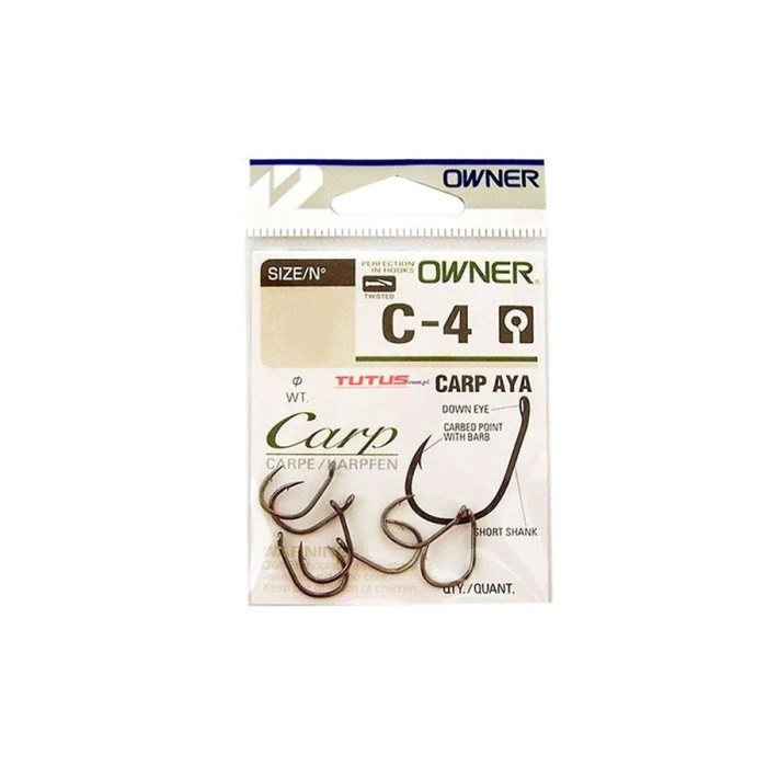 Гачки Owner Carp Aya teflon №8 10шт