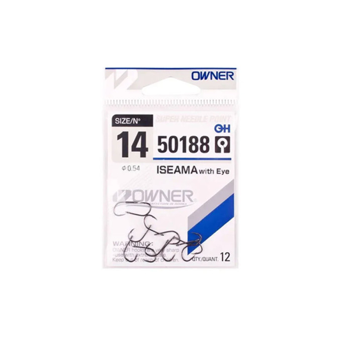 Гачки Owner Carp Iseama teflon №8 10шт